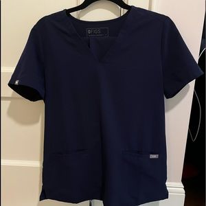 Navy blue figs scrubs